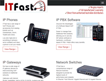 Tablet Screenshot of itfast.com.au